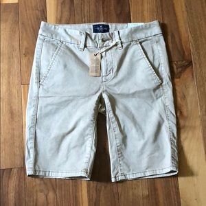 Khaki Bermuda shorts